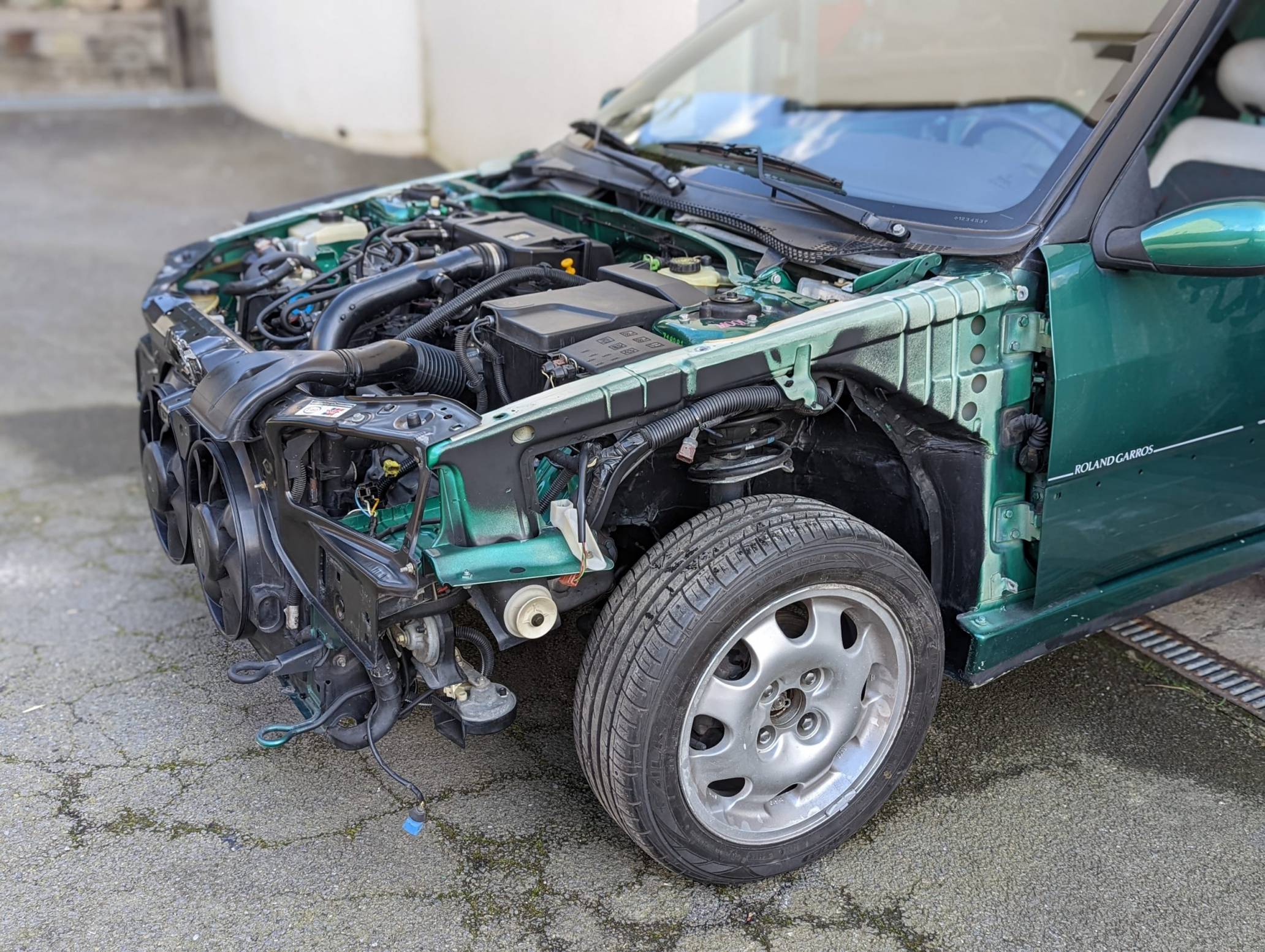 Restauration moteur 306 cabriolet Roland Garros